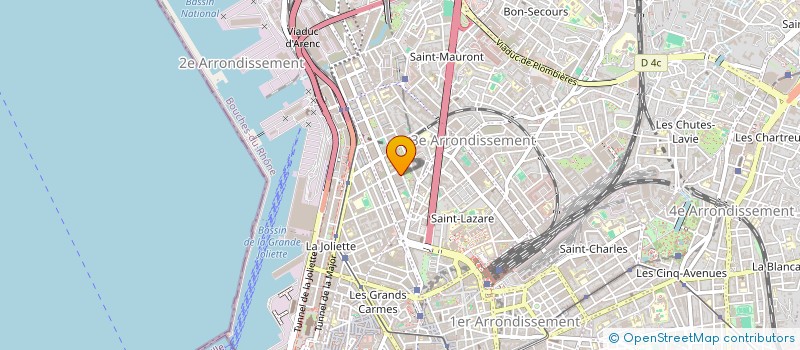 localisation de l'entreprise CISPA à MARSEILLE