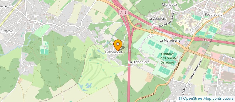 localisation de l'entreprise CISS' EXPRESS  POISSY