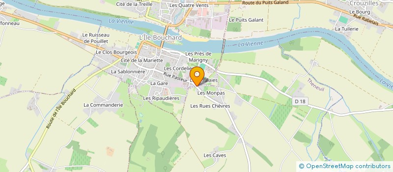 localisation de l'entreprise CISS ME, ASSOCIATION DU MOULIN  THENEUIL