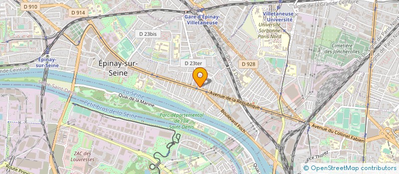 localisation de l'entreprise CISSE BAT RENOV à EPINAY-SUR-SEINE