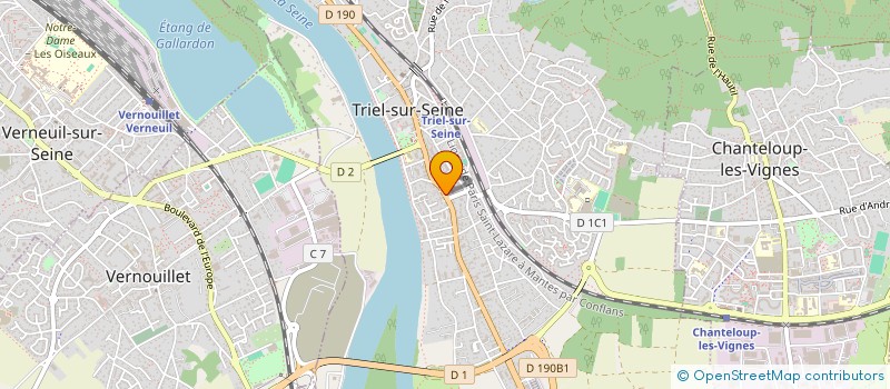 localisation de l'entreprise CISSE GLOBAL SERVICES à TRIEL-SUR-SEINE