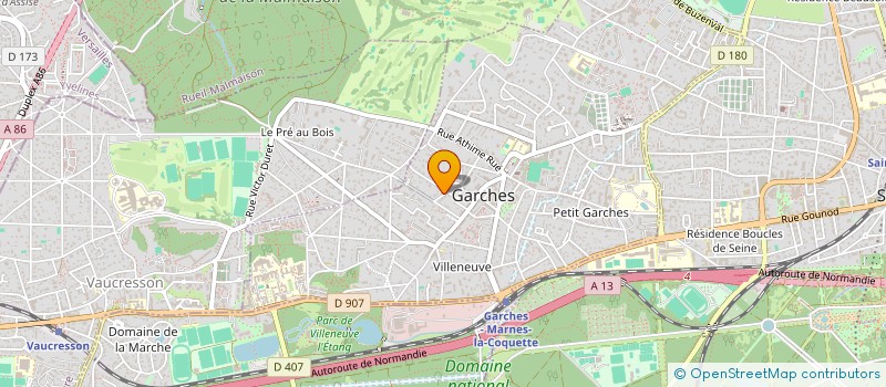 localisation de l'entreprise CISTERNINO à GARCHES