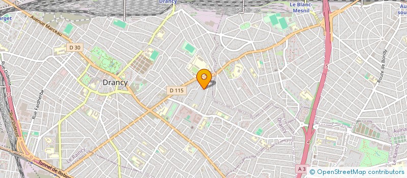 localisation de l'entreprise CIT'ACTION à DRANCY