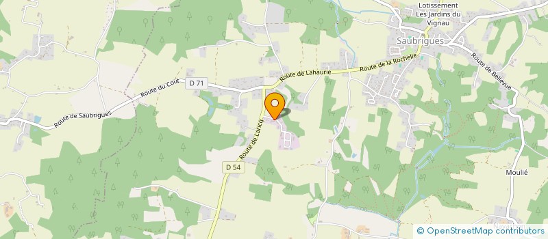 localisation de l'entreprise CIT COURTAGE  SAINT-JEAN-DE-MARSACQ