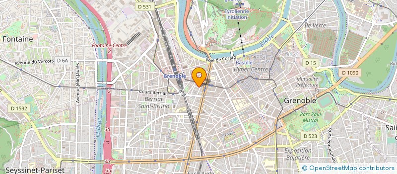 localisation de l'entreprise CIT & CYCLE  GRENOBLE