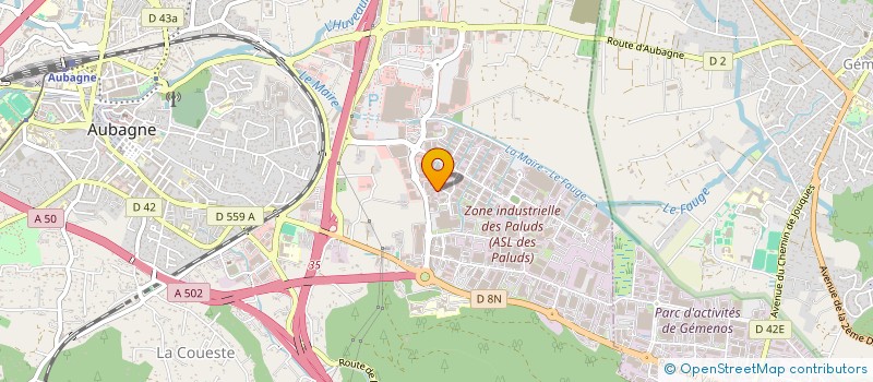 localisation de l'entreprise CIT EHOME FRANCE à AUBAGNE
