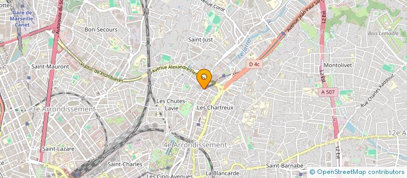 localisation de l'entreprise CIT OPTIC à MARSEILLE