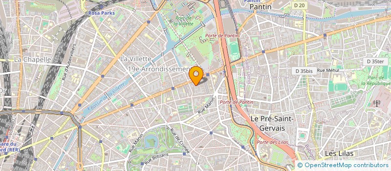 localisation de l'entreprise CITA LOC  PARIS