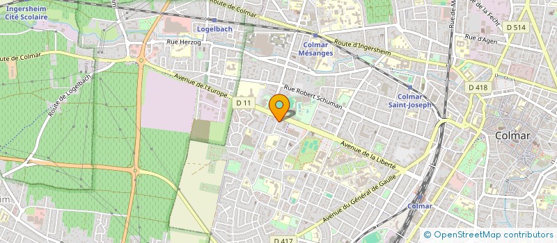 localisation de l'entreprise CITA-LOC  COLMAR