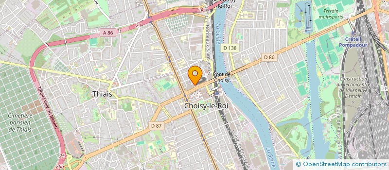 localisation de l'entreprise CITAA TRADE  CHOISY-LE-ROI