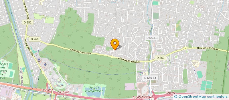 localisation de l'entreprise CITADEL  PESSAC