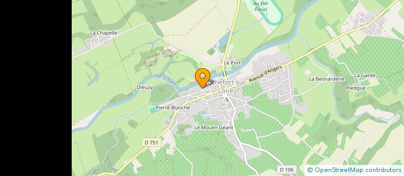 localisation de l'entreprise CITADELLE  ROCHEFORT-SUR-LOIRE