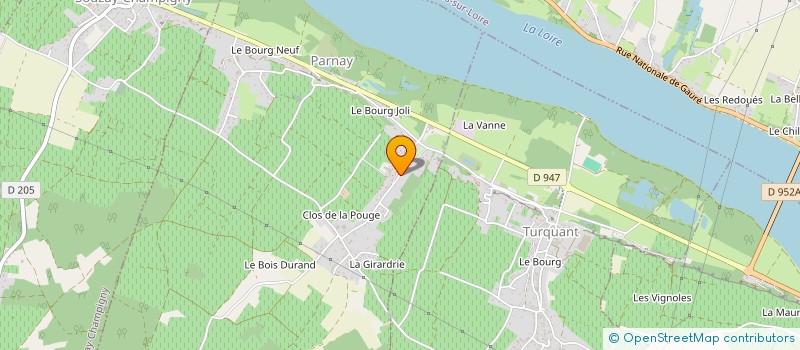 localisation de l'entreprise CITADELLE DE LA LOIRE  PARNAY