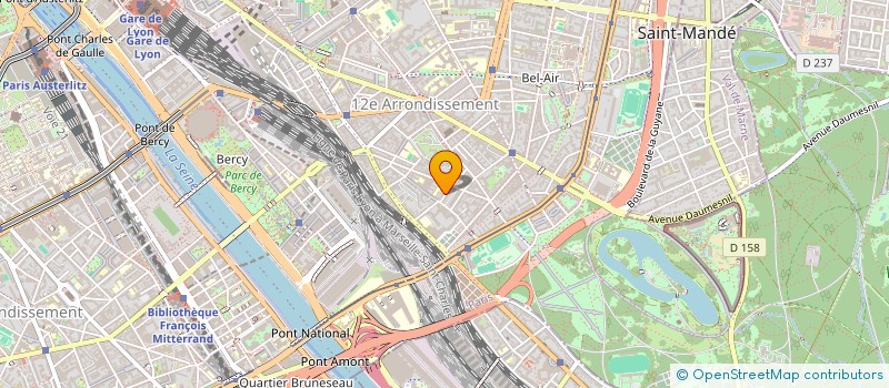 localisation de l'entreprise CITADELLE MOUV  PARIS