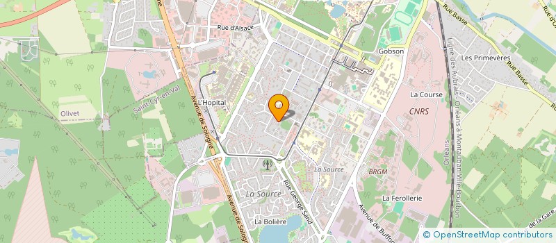 localisation de l'entreprise CITADINES CONCEPT à ORLEANS