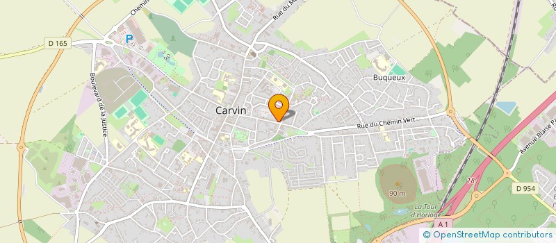 localisation de l'entreprise CITALOC  CARVIN