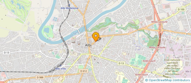 localisation de l'entreprise CITAMOVAL à ALBI