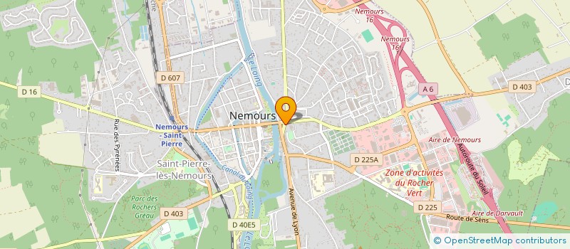 localisation de l'entreprise CITASTUDIO à NEMOURS