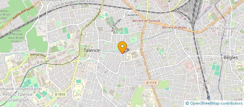 localisation de l'entreprise CITASUD  TALENCE