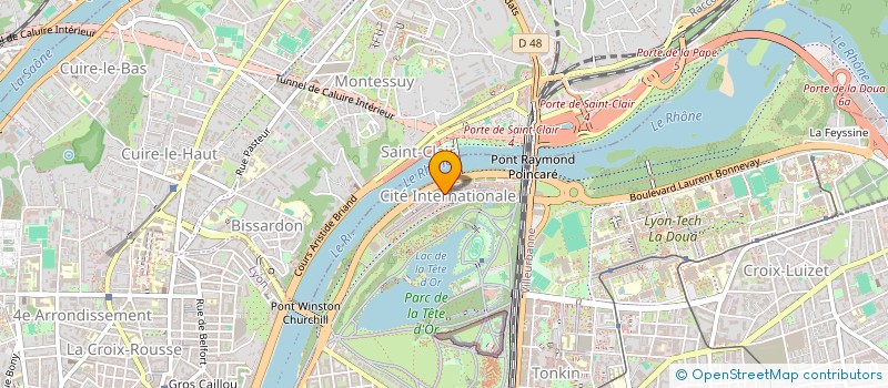 localisation de l'entreprise CITE 66  LYON