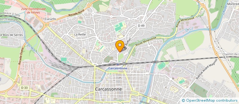 localisation de l'entreprise CITE à CARCASSONNE