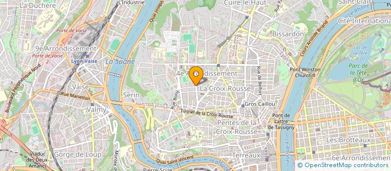 localisation de l'entreprise CITE ANTHROPOCENE  LYON