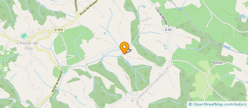 localisation de l'entreprise CITE CELLIER  L'HONOR-DE-COS