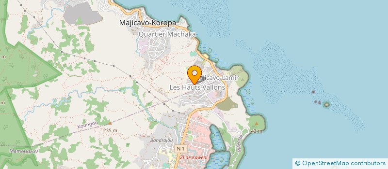 localisation de l'entreprise CITE COM SARL à MAMOUDZOU