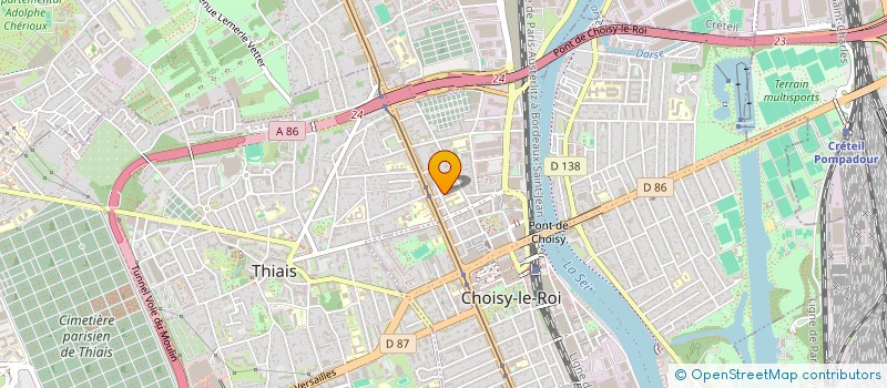 localisation de l'entreprise CITE D'OR à CHOISY-LE-ROI