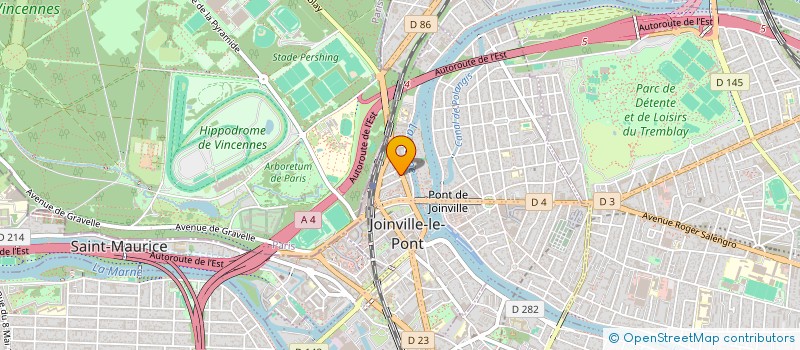 localisation de l'entreprise CITE DE DAVID à JOINVILLE-LE-PONT