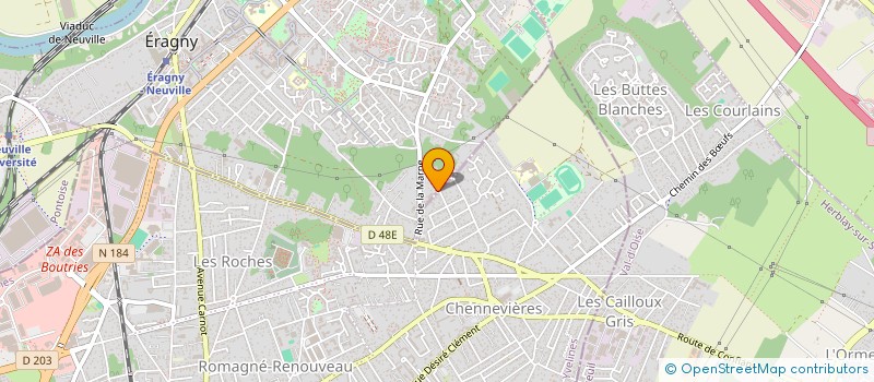 localisation de l'entreprise CITE DE L'ESPERANCE  ERAGNY