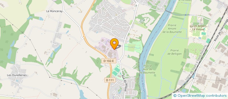 localisation de l'entreprise CITE DE L'EVENEMENT  BOUCHEMAINE