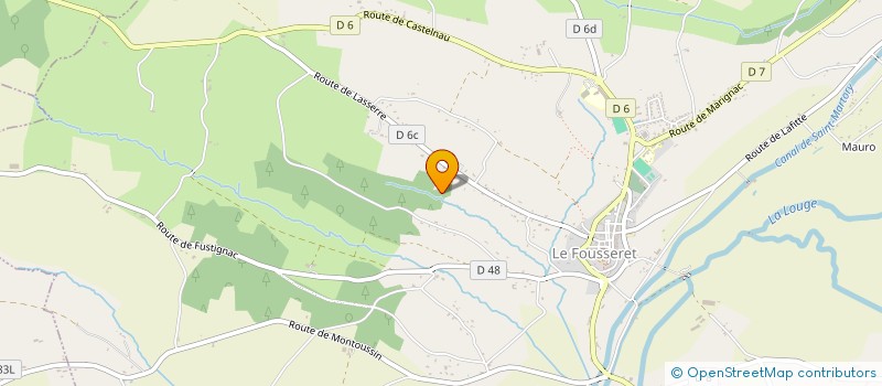 localisation de l'entreprise CITE DE LA GLACE PHILIPPE FAUR  CAZERES