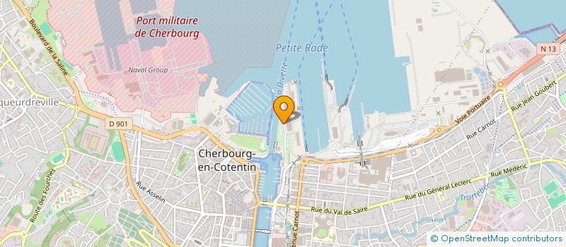 localisation de l'entreprise CITE DE LA MER EDEIS à CHERBOURG-EN-COTENTIN