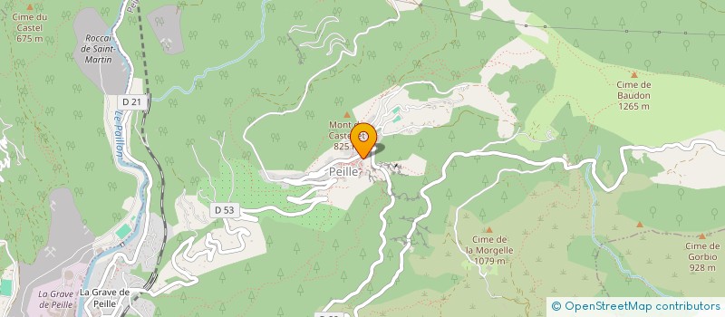 localisation de l'entreprise CITE DES ANGES 13  PEILLE