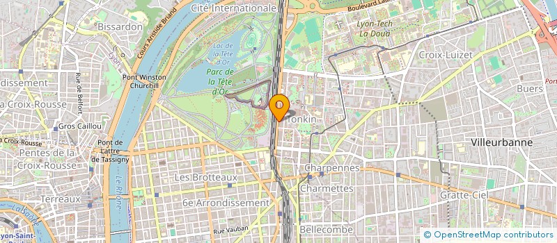 localisation de l'entreprise CITE DES ARTS & DE LA DECORATION  VILLEURBANNE