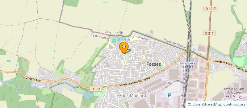 localisation de l'entreprise CITE DES CHANCES  LOUVRES