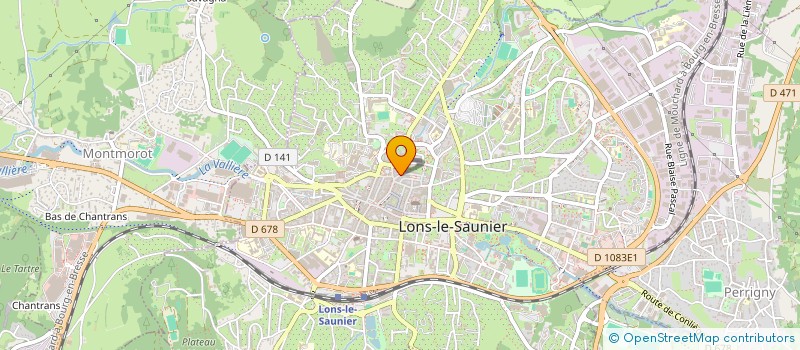 localisation de l'entreprise CITE DES CLES  LONS-LE-SAUNIER