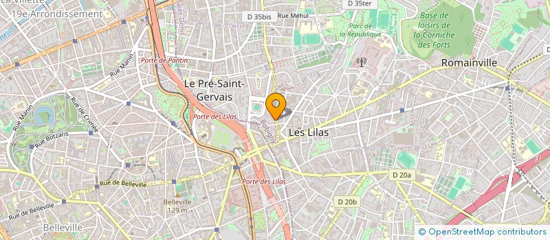 localisation de l'entreprise CITE DES COMPOSITRICES à LE PRE-SAINT-GERVAIS