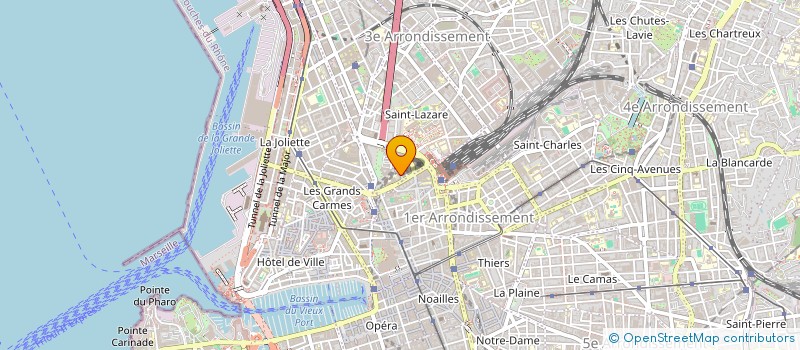 localisation de l'entreprise CITE DES ENTREPRENEURS EUROMEDITERRANEE à MARSEILLE