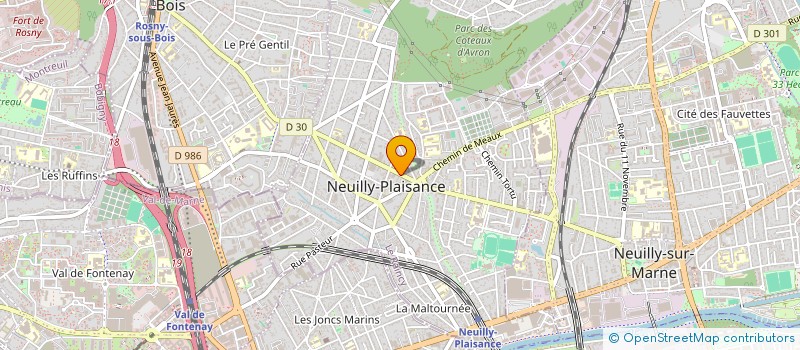 localisation de l'entreprise CITE DES VAINQUEURS PAR LA FOI (C.V.F.) OU (CVF) à NEUILLY-PLAISANCE
