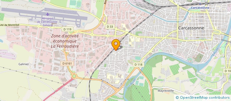 localisation de l'entreprise CITE DRIVE à CARCASSONNE
