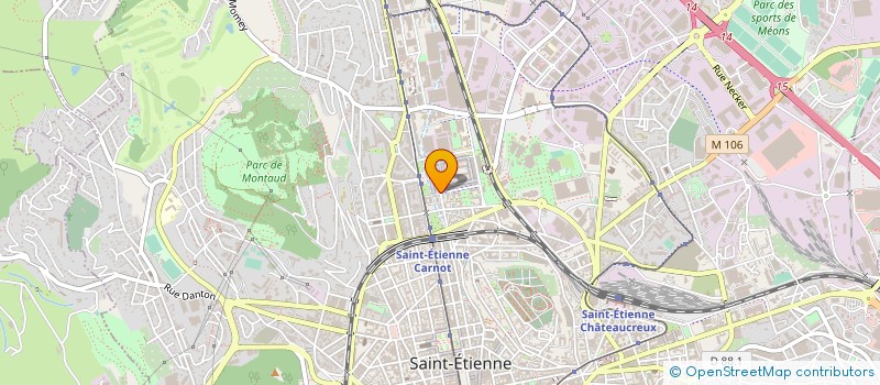 localisation de l'entreprise CITE DU DESIGN ECOLE SUPERIEURE D'ART ET DE DESIGN à SAINT-ETIENNE