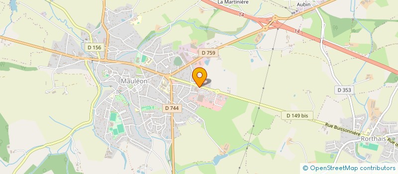 localisation de l'entreprise CITE DU MOBILIER à MAULEON