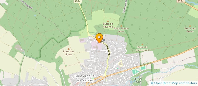 localisation de l'entreprise CITE & ENVIRONNEMENT à SAINT-ARNOULT-EN-YVELINES