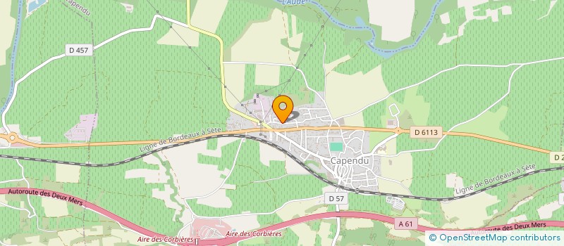 localisation de l'entreprise CITE FERALU  CARCASSONNE