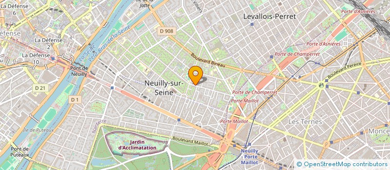 localisation de l'entreprise CITE FILMS à NEUILLY-SUR-SEINE