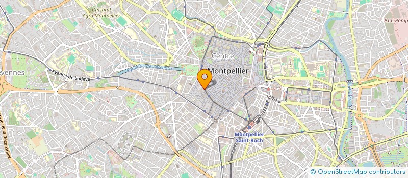localisation de l'entreprise CITE HABITAT ENVIRONNEMENT à MONTPELLIER