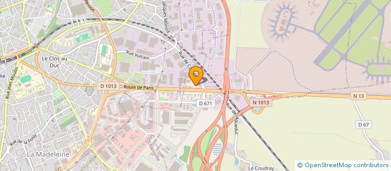 localisation de l'entreprise CITE LAFAYETTE PROJECT  SAINT-ANDRE-DE-L'EURE