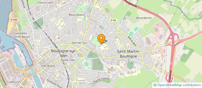 localisation de l'entreprise CITE MER à BOULOGNE-SUR-MER